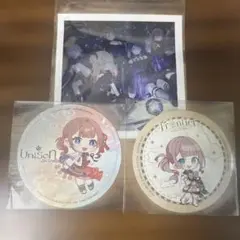 プロセカ　穂波コースター2種＆レオニCDステッカー