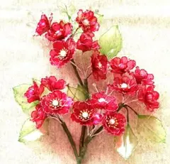 アメリカンフラワー　ディップフラワー　花のみ つるバラ　薔薇