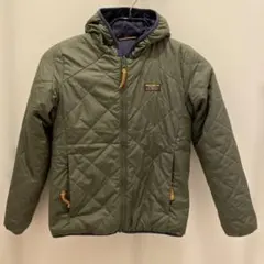 L.L.Bean キルティングジャケット フード付き オリーブグリーン