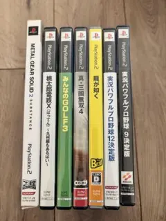 PS2 ゲームソフト 7本セット