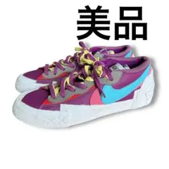 美品　KAWS × sacai × Nike Blazer Low Purple