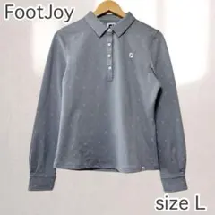 美品！ FJ フットジョイ FootJoy ゴルフウェア 長袖シャツ Lサイズ