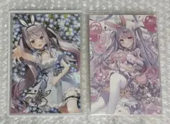 兎咲ミミ 5周年 記念 複製 箔押し サイン入り ポストカード ぶいすぽっ！ 兎咲ミミ 5周年 記念 複製 箔押し サイン入り ポストカード ぶいすぽっ