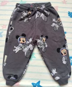 美品♡ZARA　ディズニー　ミッキー 長ズボン　パンツ　宇宙飛行士　95