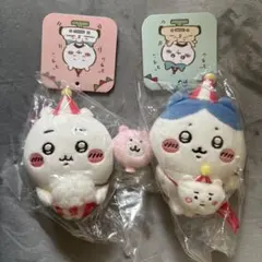 カニなちいかわ、カニなハチワレ、ロブスターなうさぎ マスコット 3個
