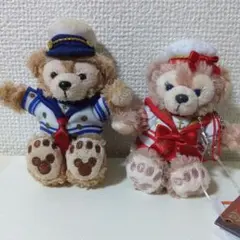 ダッフィー シェリーメイ 海軍風ストラップセット