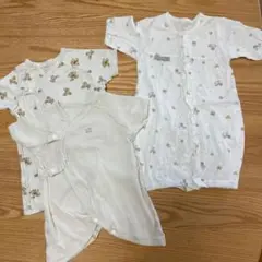 プティマイン　コンビ肌着2枚　おまけ2wayオール