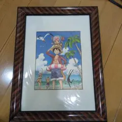 【新品、未開封】ワンピース 『ルフィ チョッパー ナミ ゾロ サンジ 』複製原画のサムネイル
