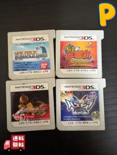 3DS ソフト 4本 セット 妖怪三国志 メダロット7 パズドラ 起動確認済