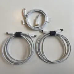 純正品 未使用　Lightningケーブル 3本セット ホワイト