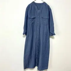 【春ワンピ✨】クードシャンス シャツワンピース ロング 大人上品♡ 【u34】