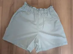ユニクロ　イージーショートパンツ　130　キッズ　子供服　グリーン