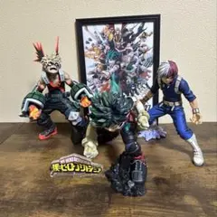 ひ*こ様 ヒロアカ 一番くじ フィギュア 緑谷出久 爆豪勝己 轟焦凍 SMSP