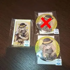 まるくじ　Dr.STONE　大正浪漫　西園寺羽京　アクリルブロック　缶バッジ