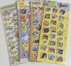 【海外正規品】ポケモン　シール　4枚セット