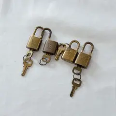 【美品】ルイヴィトン　カデナ　鍵　3点　セット クロシェット 11701096_1.jpg 防犯・セキュリティ用品