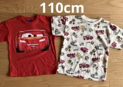 新品 PIXAR カーズ 男の子 半袖 Tシャツ 赤 110cm 2枚セット