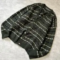 90s usa製 DAVID TAYLOR アクリルニット カーディガン