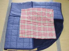 コメリ 省スペース こたつ布団 デニム調 正方形 75×75ｃｍ用
