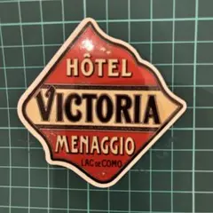 防水ステッカー HOTEL VICTORIA MENAGGIO