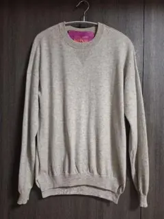 UNITED ARROWS & SONS カシミヤグレー セーターMサイズ