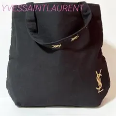 イヴサンローラン キャンバス ハンドバッグ トートバッグ レディース ブラック