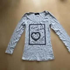 CECIL McBEE 長袖 カットソー グレーのサムネイル
