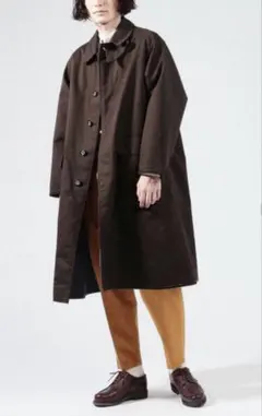 TOMORROWLAND / コットンチノクロス リバーシブルステンカラーコート