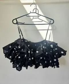 crinkle crinkle crinkle ドットフリルキャミのサムネイル