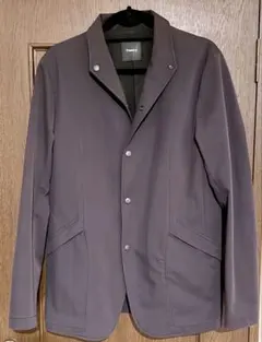 Theory ブラウングレー系　ボタン付きジャケットコート　Mサイズ