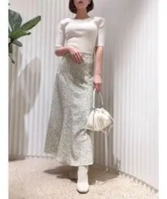 【最終値下】snidel Sustainableバリエプリントスカート