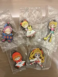 りぼん　カプセルラバーマスコット　5個