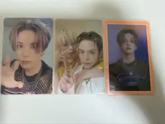 treasure アサヒ hello トレカ　3枚セット