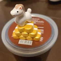 無印良品　2026　福缶　京陶人形　小判午 縁起物