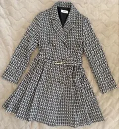 snidel スナイデル ツイードジャケットミニワンピース 0サイズ