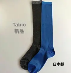 タビオTabioハイソックス ２足組　定番大人気　シアーソックスキラキラ　靴下屋のサムネイル