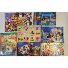 ディズニー 東京ディズニーランド レトロ ポストカード パズル 3D 当時物