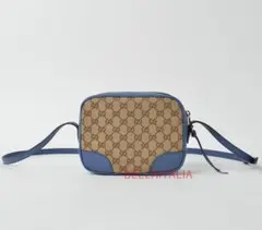 新品未使用 GUCCI GGパターン ショルダーバッグ ベージュ/ブルー