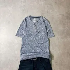 OLD UNIQLO henleyneck rib tee Y2K - メルカリ