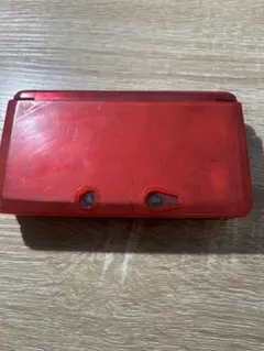 3DS本体、充電器付き　赤