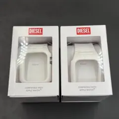 【未使用】DIESEL Apple Watch 45mm ケース ホワイト 2個