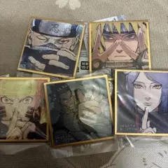 NARUTO 豆色紙 全5種 はたけカカシ うずまきナルト 波風ミナト他