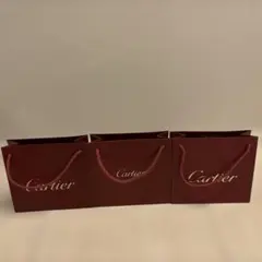 Cartier ショップ袋 カルティエ　ショッパー　3枚セットのサムネイル