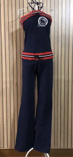 ハローキティ　サロペット　Mサイズ　平成レトロ