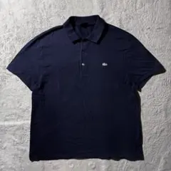 【Y9154】LACOSTE 半袖ポロシャツ　サイズ5 ネイビーのサムネイル