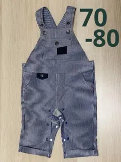 【未着用品】ベビー服　70-80 カバーオール　オーバーオール