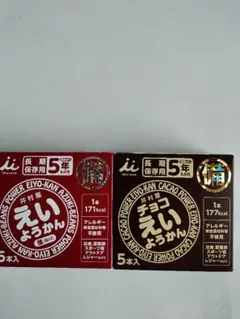 10個 えいようかん　チョコえいようかん　井村屋　保存食　非常食　羊羹のサムネイル
