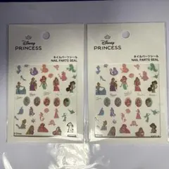 ディズニープリンセス ネイルパーツシール キャンドゥオリジナル　2セット