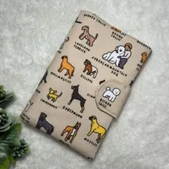 犬柄　マルチケース　ビションフリーゼ（ベージュ）