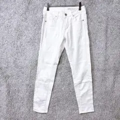 5290 アメリカンホリック デニムパンツ XS 白 ストレッチ スキニー